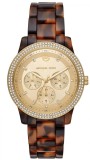 Cumpara ieftin Ceas Dama Michael Kors Tibby MK6816, Curea Plastic, Carcasa Inox 40mm, Quartz, Geam Mineral, Rezistent Apa 3ATM
