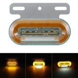 Lampa de pozitie LED cu 2 functii , lumina alba si semnalizator dinamic pentru camioane, dubite, remorci si platforme , 12, 24V, 12 LED-uri
