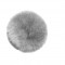 Covoras imitatie de lana de oaie Rewe, diametru 90 cm, gri
