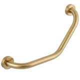Bară de sprijin unghiulară pentru baie BRUSH GOLD