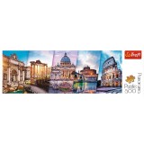 Puzzle 500 piese - Panorama - Calatorind in Italia | Trefl