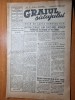 Graiul Sălajului 11 Iunie 1949: Carei, Mina Sărmășag, Zalău - Ziar Vechi, 8 Pagini