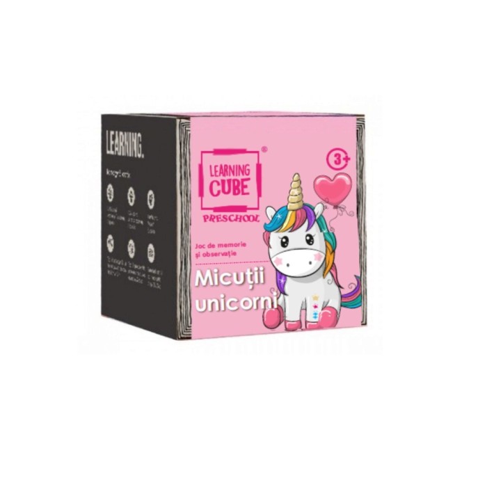 Joc de atentie Learning Cube&reg; - Micutii unicorni
