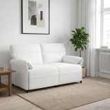 vidaXL Canapea 100% poliester, cadru din metal, MDF, placaj 42033908