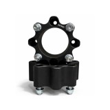 Distantier ATV 50 mm 4x110 centrare 90.2 cu 8 piulite M10x1.25 set 2 bucati aluminiu forjat negru Cod: DST8003