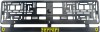 Set 2 bucati, suport numar inmatriculare Ferrari, Autohelix MSA