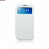 Husa Flip S-View window Samsung Ace 3 S7270 alb, Cu clapeta, Piele Ecologica