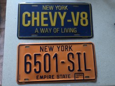Numere de inmatriculare americane de colectie New York foto