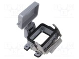 Cutie ILME HDC 44x27 pentru montare pe panou, IP67/IP66/IP69, cu capac de protecție