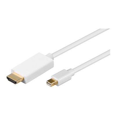 Cablu mini DisplayPort Goobay, HDMI tata, 2 m, Alb foto