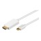 Cablu mini DisplayPort Goobay, HDMI tata, 2 m, Alb