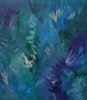Sunetele Padurii Mistice Ulei pe Panza Tablou Abstract Natura