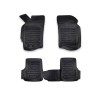 Covorase Auto Tip Tavita Cauciuc Fiat Albea 2002-2012 ALM, Negre, Set Fata+Spate, Prindere Podea
