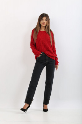 Blugi regular denim inchis Pull&amp;amp;Bear foto