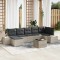 vidaXL Set de canapele pentru grădină 8 pcs Gri deschis Rattan poli 3355831