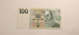 Bancnota Cehia 100 Coroane 1997, Stare aUNC, Numismatica, Colectie