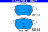 ATE 13.0460-7077.2 set placute frana,frana disc