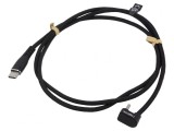 Cablu USB-C la USB-C unghi 1m negru 60W 3A, Logilink