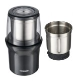Rasnita electrica Heinner HCG-200DGIX2, 200W, 70g, Inox, Umeda/Uscata