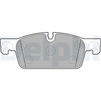 DELPHI LP2248 set placute frana,frana disc foto
