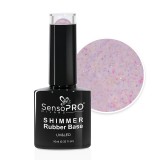 Cumpara ieftin Shimmer Rubber Base SensoPRO Milano - #35 Polka Party, 10ml