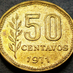 Moneda exotica 50 CENTAVOS - ARGENTINA, anul 1971 * cod 304