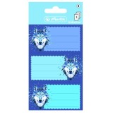 ETICHETE SCOLARE WILD ANIMALS WOLF SET 3X3 COLI, Herlitz