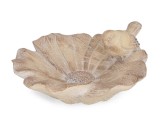 Platou decorativ ceramica maro Bird 36x38x16h