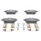 Placute frana Mercedes Cla Coupe (C117), Cla Shooting Brake (X117), Gla-Class (X156), punte spate, fara senzor avertizare uzura; pregatit pentru senz
