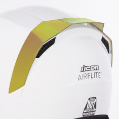 Spoiler Casca Icon Airflite Spate Oglinda Aurie Cod Produs: MX_NEW 01331200PE