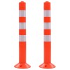 Baliza control trafic, 2 buc., plastic, 75 cm