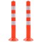Baliza control trafic, 2 buc., plastic, 75 cm - 1