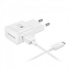 Incarcator retea Fast Charging Samsung EP-TA20EWE alb cu cablu micro-USB EP-DG925UWE foto