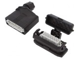Conector HDC Tată-Mamă 250V 20A 16 PIN 16 PE