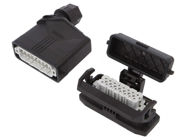 Conector HDC Tată-Mamă 250V 20A 16 PIN 16 PE