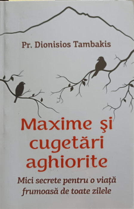 MAXIME SI CUGETARI AGHIORITE. MICI SECRETE PENTRU O VIATA FRUMOASA DE TOATE ZILELE-DIONISIOS TAMBAKIS-244909