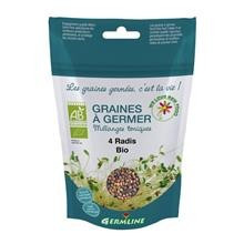 Mix din 4 Tipuri de Ridiche pentru Germinat Bio Germline 100gr Cod: 3465511138159 foto