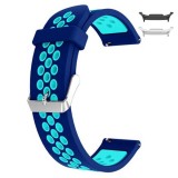 Curea din silicon compatibila cu Samsung Galaxy Watch8 44mm, Olympic Blue