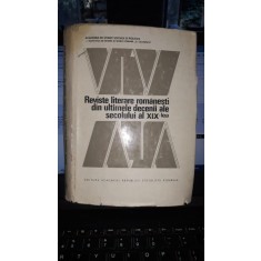 Reviste Literare Romanesti din Ultimele Decenii ale Secolului al XIX-lea - Ovidiu Papadima