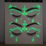 Autocolante Glow in the Dark Argintiu Irizat - Set de 2 Modele, CMCLASS