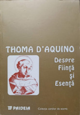 DESPRE FIINTA SI ESENTA-THOMA D&amp;#039;AQUINO foto