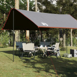 VidaXL Prelată de camping gri/portocaliu, 430x380x210 cm, impermeabilă