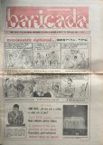 Revista Baricada Nr. 39 1990 Almanah Editie Raritate Dimensiune 42x30 cm Limba Romana 12 Pagini Stare Buna Brosata