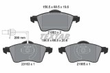 Set placute frana TEXTAR 2188501
