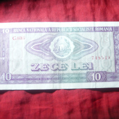 Bancnota 10 lei 1966 Romania , cal. Buna