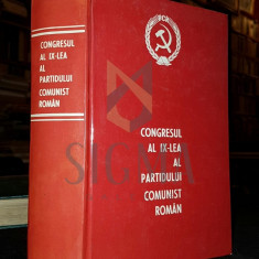 CONGRESUL AL IX LEA AL PARTIDULUI COMUNIST ROMAN 19 24 IULIE 1965
