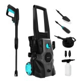 Aparat de spalat cu presiune Cecotec HydroBoost 1600 CarGarden, 135 BAR, 426 L h ,1600 W, Accesorii incluse