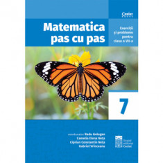 Matematica pas cu pas. Exercitii si probleme pentru clasa a 7-a - Radu Gologan