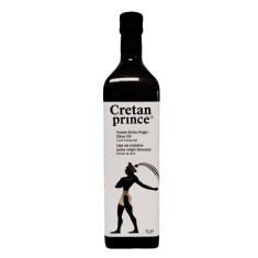 Ulei de masline extravirgin in sticla Printul Cretan, 1l, Creta Oil