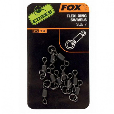 Fox EDGES&amp;trade; Flexi Ring Swivel Mărime 7 foto